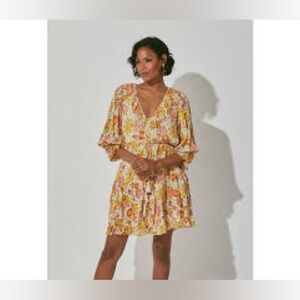 Cleobella Audrey Multicolor Floral Mini Dress Sz-S